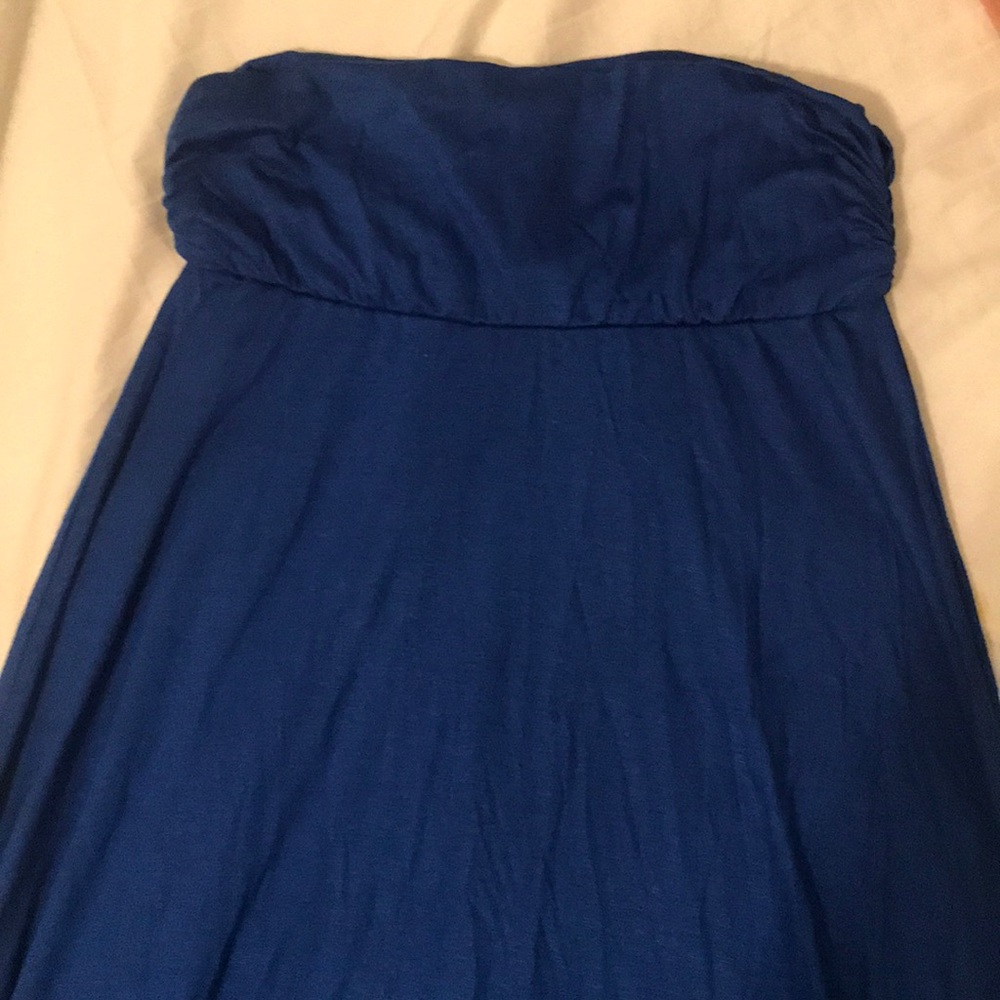 Blue maxi skirt